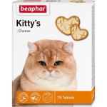 Беафар Витаминизированное лакомство «Kitty`s +Cheese» с сыром для кошек, 75 шт. (12511)