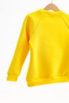Джемпер свитшот colour block yellow