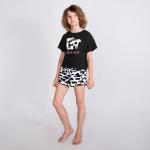 Пижама футболка и шорты для девочек «Симпл-димпл» р.134-158