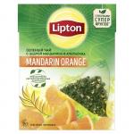 Lipton Mandarine Orange зеленый чай в пирамидках, 20 шт. 