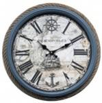 LADECOR CHRONO Часы настенные в морском стиле, 38x38x7,5см, 1хАА, пластик, арт 2