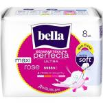 Изделия санитарно-гигиенические одноразового использования, ультратонкие женские гигиенические впитывающие прокладки под товарным знаком "bella" в вариантах:perfecta ULTRA maxi rose deo fresh по 8 шт.