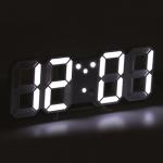 LADECOR CHRONO Часы LED с функцией будильника, USB, пластик, 23х8,5х4 см