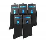 Мужские носки Komax M501-B чёрные хлопок