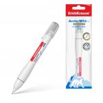 Ручка-корректор ErichKrause® Arctic white, 6мл (в пакете по 1 шт.)