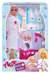 Кукла Ася "Детский доктор" набор с мини куклой арт.35101
