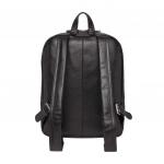 Кожаный мужской рюкзак для ноутбука Faber Black