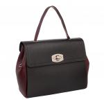 Женская сумка Astrey Black/Burgundy