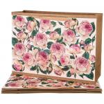 Пакет подарочный ВИНТАЖ ПИОНЫ 46,5х35х14,5 см / 521-202 / 4 /