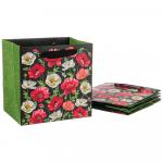 Пакет подарочный МАКИ 20х20х15 см / 521-225 / 4 /