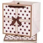 Пакет подарочный ГОРОШЕК 30х30х25 см / 521-229 / 4 /