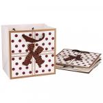 Пакет подарочный ГОРОШЕК 20х20х15 см / 521-230 / 4 /