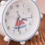 Часы-будильник "Aboard Лодка",  white