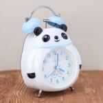 Часы-будильник "Panda bow", blue