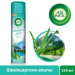 AIRWICK Освежитель воздуха Швейцарские Альпы (Утренняя роса и Зеленый лес) 290 мл