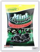 Конфеты с ароматом мяты и начинка из лакрицы Woogie Candies mint licorice 250 гр