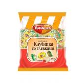 Карамель Клубника со сливками, 250 г, Рот Фронт