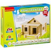 Конструкторы Bondibon Конструктор из деревянных брусьев №3, BOX 35x7x30 см  ВВ2603