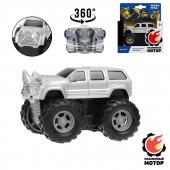 Машина металлическая инерционная ЗвероТрак Носорог, 4 WD. 870397