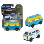 1TOY Transcar 2в1: Автобус – Минивэн, 8 см.