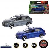 Машина металлическая, инерционная 1:43, Maserati Levante SUV. 870399