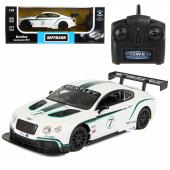 Машина радиоуправлении 1:24 BENTLEY CONTINENTAL GT3-SPECIAL VERSION, свет передних и задних фар, цвета в ассортименте