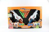 1toy Street Battle игровое оружие с мягкими шариками (в компл. 2 пист., 20 шар. 3,4 см), коробка. Т13652