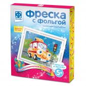 407306 Фреска с фольгой Эх, прокачу!