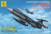 Модель Сверхзвуковой истребитель F-104G  Старфайтер, 1:72 207201