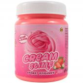 Слайм Cream-Slime, розовый, с ароматом клубники, 250г