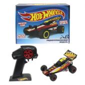 Hot Wheels, багги на р/у, 2,4GHz, 2WD, скорость до 20км/ч, 1:32, курковый пульт, амортизаторы, красная