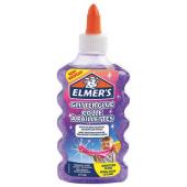 Клей для слаймов канцелярский с блестками ELMERS "Glitter Glue", 177 мл, фиолетовый, 2077253