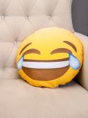 Подушка-смайлик Emoji Смеется до слез и громко плачет