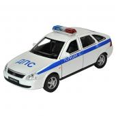 Welly 43645PB Велли модель машины 1:34-39 LADA PRIORA ПОЛИЦИЯ