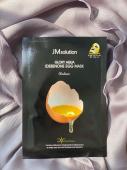 JM Solution Glory Aqua Idebenone Egg Mask Deluxe Тканевая маска яичная 30ml.