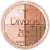 Divage Палетка Для Лица Скульптурирующая Sculpting Palette Sculpt & Shine Ж  Sculpt&shine 4в1