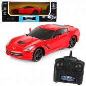 Машина на радиоуправлении 1:24 CHEVROLET CORVETTE C7, свет передних и задних фар, цвета в ассортименте