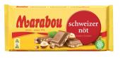 Шоколад Marabou Schweitzer Not Milk Chocolate with Hazelnuts (фундук) 200 гр