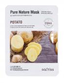 ANSKIN SECRISS PURE NATURE Тканевая маска для лица с экстрактом картофеля, 25г