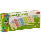 Игр. муз. деревянная Bondibon ксилофон СЛОНИК, BOX