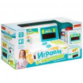 Игр.набор BONDIBON, ИГРАЕМ В МАГАЗИН, с кассовым аппаратом и аксесс., 20 предм. BOX