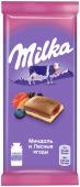 Milka с двухслойн. начинкой Миндаль/Лесные ягоды , 85 г