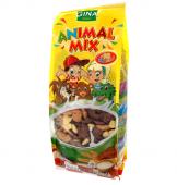 Сухой завтрак (какао,карамель и мёд) GIna Cereals animal mix 250 гр