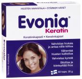 Витамины Evonia Keratin+Biotin для волос и ногтей 60 кап