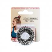 Резинка-браслет для волос invisibobble POWER True Black (с подвесом)