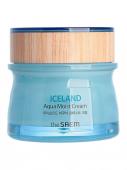 THE SAEM ICELAND AQUA MOIST Увлажняющий крем для лица на основе ледниковой воды Исландии, 60 мл