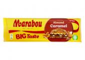 Шведский молочный шоколад Marabou Big Taste с миндалем и карамелью, 300г