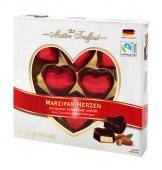 Конфеты шоколадные Ma?tre Truffout Marzipan hearts (марципановые сердечки)110 гр