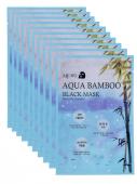 MIJIN MJ AQUA BAMBOO Тканевая маска для лица с экстрактом черного бамбука, 25г