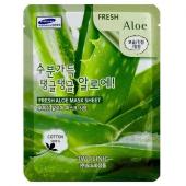 3W CLINIC FRESH ALOE Тканевая маска для лица с алое, 23мл